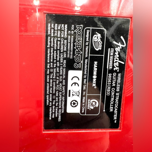 Xbox 360 Rockband 3 Fender Mustang Wireless Controller - Picture 9 of 14